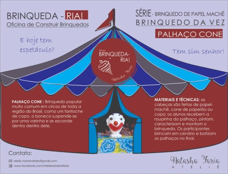 Natasha Faria Atelie - Brinquedaria - palhaço cone